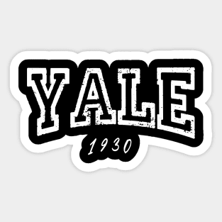 Yale 1930 white Sticker